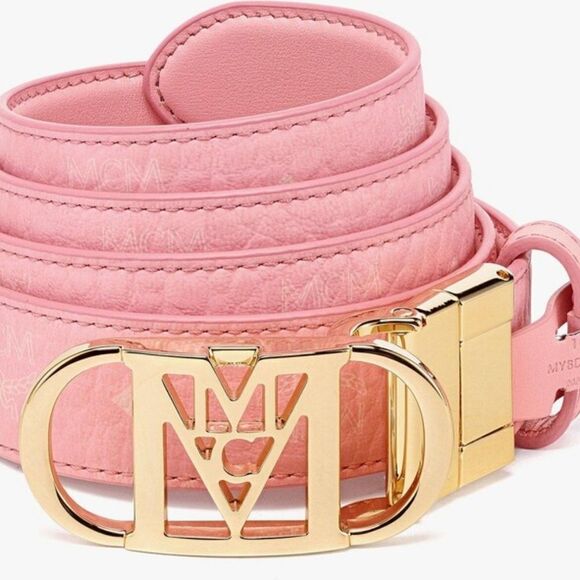 NWT MCM Mode Travia Reversible Belt in Visetos - Picture 5 of 10